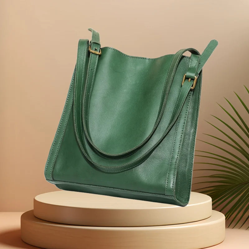 CFUN YA Fashion Trend Luxury Women's Handbag Genuine Leather Tote Bag Large Capacity Female Messenger Shoulder Bags Bolsa 2024