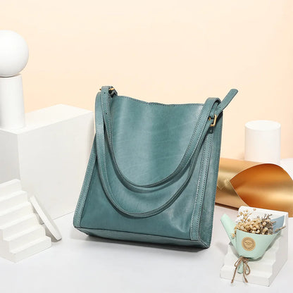 CFUN YA Fashion Trend Luxury Women's Handbag Genuine Leather Tote Bag Large Capacity Female Messenger Shoulder Bags Bolsa 2024
