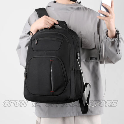 CFUN YA Fashion Trend Man Backpack 15.6 Computer Shoulder Bags Multifunction Male Travel Rucksack College Students Schoolbag Sac