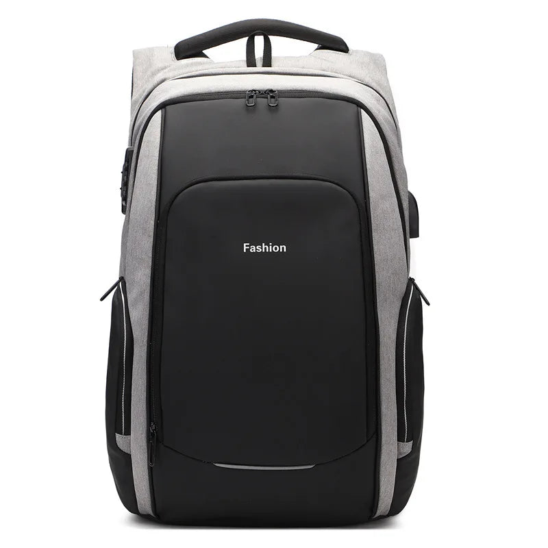 CFUN YA Fashion Trend Men Backpack Anti-Theft Password Travel Backpacking Notebook Bag Pack College Students Schoolbag Tactial