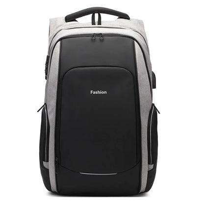 CFUN YA Fashion Trend Men Backpack Anti-Theft Password Travel Backpacking Notebook Bag Pack College Students Schoolbag Tactial