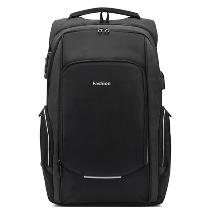 CFUN YA Fashion Trend Men Backpack Anti-Theft Password Travel Backpacking Notebook Bag Pack College Students Schoolbag Tactial