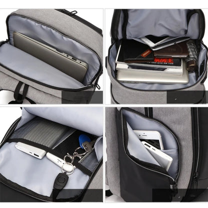 CFUN YA Fashion Trend Men Backpack Anti-Theft Password Travel Backpacking Notebook Bag Pack College Students Schoolbag Tactial