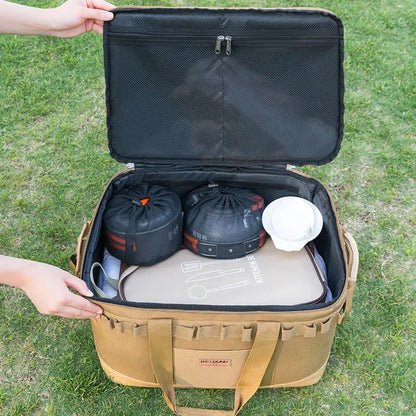 CFUN YA Fashion Trend Outdoor Camping Bag Large Capacity Car Barbecue Storage Box Women Men Pinnic Shoulder Cross Bag