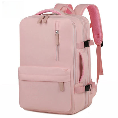CFUN YA Fashion Trend Pink Women's Backpack Large Capacity Business 16 Laptop Bag Pack Collge Students Schoolbag Travel Rucksack