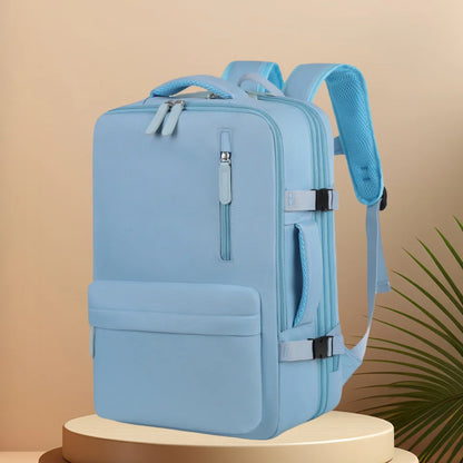 CFUN YA Fashion Trend Pink Women's Backpack Large Capacity Business 16 Laptop Bag Pack Collge Students Schoolbag Travel Rucksack