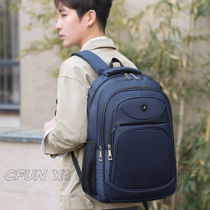 CFUN YA Fashion Trend School Backpack For Students Waterproof 15.6 Notebook Bag Travel Business Backpacking Outdoor Rucksack