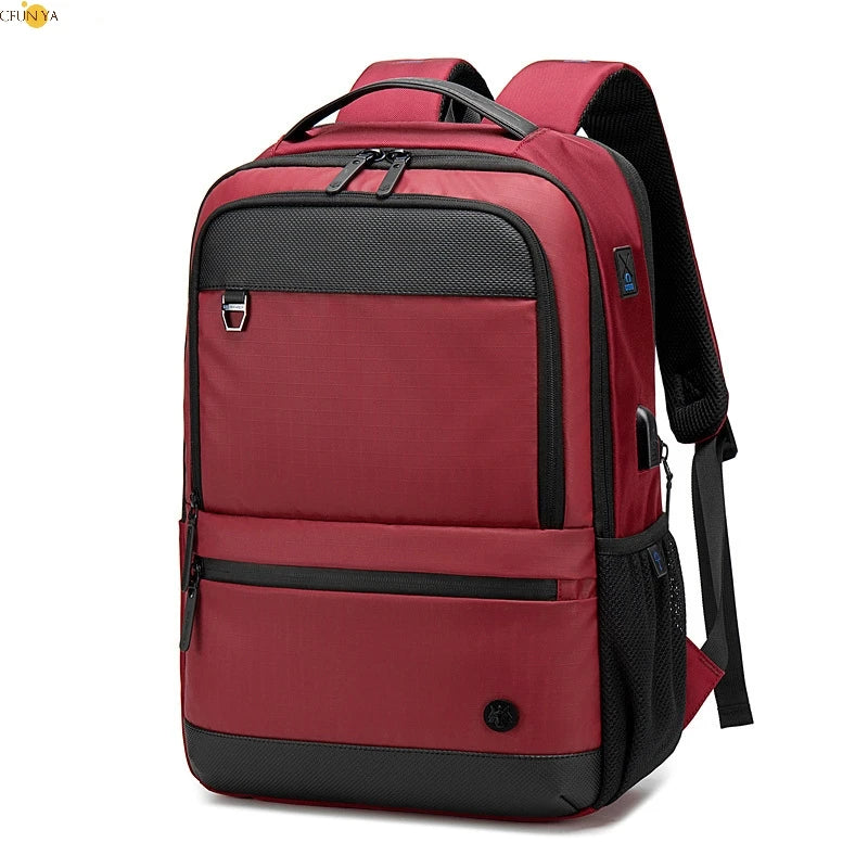 CFUN YA Fashion Trend Students Backpack For Men Women 15.6 Computer Backpacks USB Travel Knapsack Unisex Back Bag Mochilas Sac