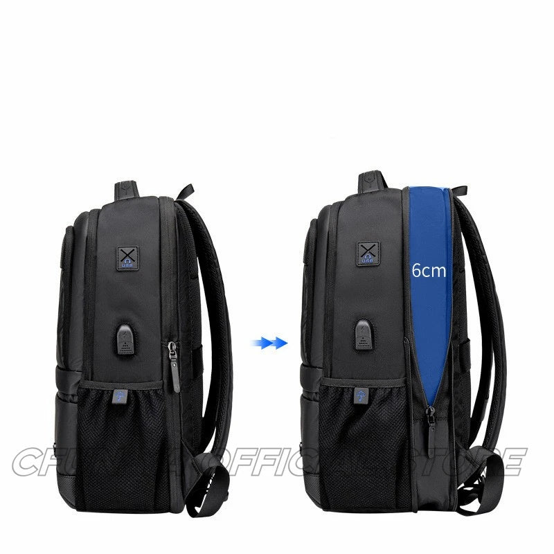 CFUN YA Fashion Trend Students Backpack For Men Women 15.6 Computer Backpacks USB Travel Knapsack Unisex Back Bag Mochilas Sac