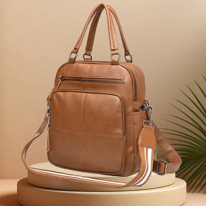 CFUN YA Fashion Trend Women Handbag PU Leather Female Travel Backpack Anti-Theft Bagpack College Student Schoobag Shoulder Bags