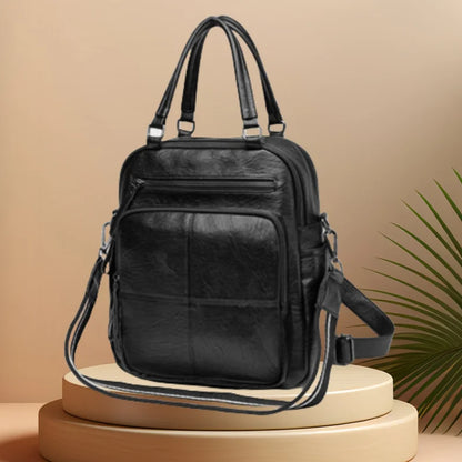 CFUN YA Fashion Trend Women Handbag PU Leather Female Travel Backpack Anti-Theft Bagpack College Student Schoobag Shoulder Bags