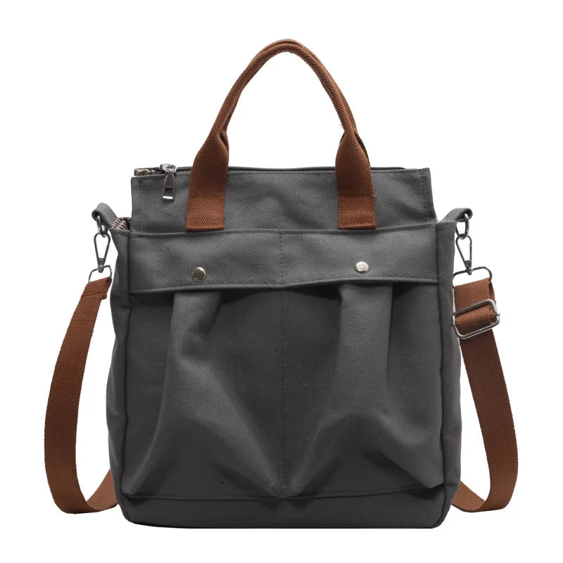 CFUN YA Fashion Trend Women Shoulder Bag Large Capacity Female Handbag Canvas Crossbody Bags Messenger Pack Totes Bolsos Mujer