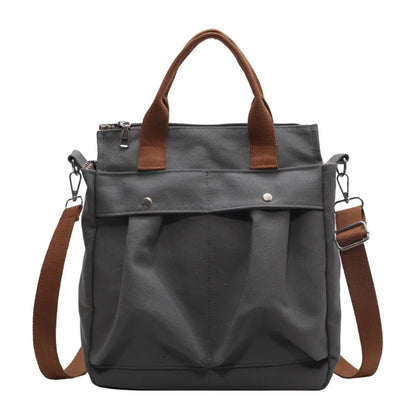CFUN YA Fashion Trend Women Shoulder Bag Large Capacity Female Handbag Canvas Crossbody Bags Messenger Pack Totes Bolsos Mujer