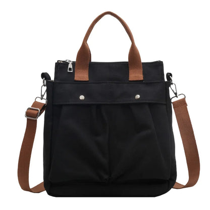 CFUN YA Fashion Trend Women Shoulder Bag Large Capacity Female Handbag Canvas Crossbody Bags Messenger Pack Totes Bolsos Mujer