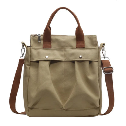 CFUN YA Fashion Trend Women Shoulder Bag Large Capacity Female Handbag Canvas Crossbody Bags Messenger Pack Totes Bolsos Mujer