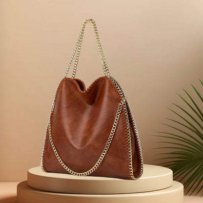 CFUN YA Fashion Trend Women Shoulder Bag PU Leather Female Shoulder Cross Bag Chain Lady Handbag Messenger Pack Totes Purse New