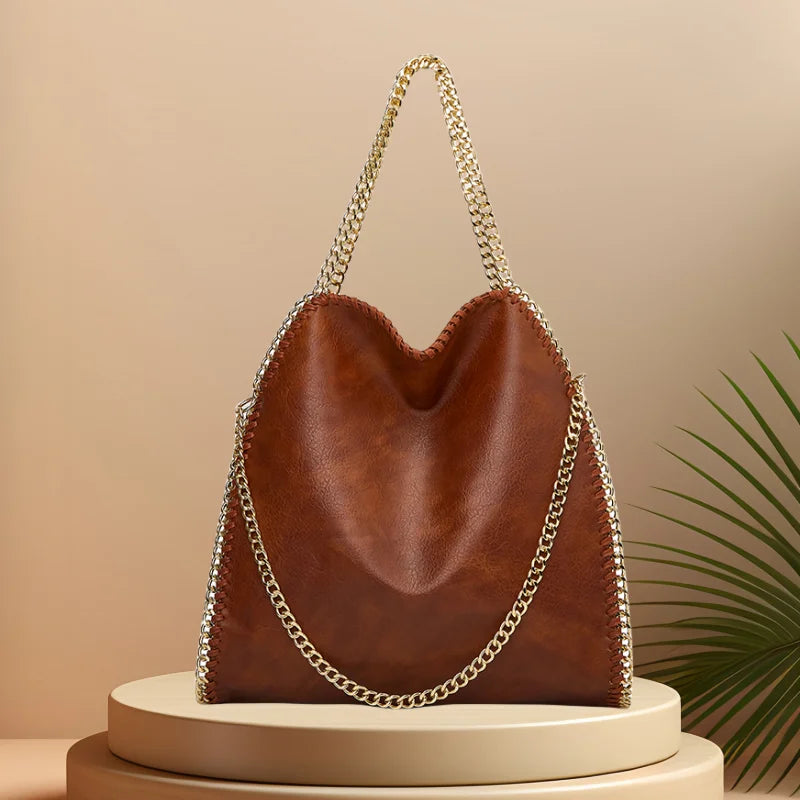 CFUN YA Fashion Trend Women Shoulder Bag PU Leather Female Shoulder Cross Bag Chain Lady Handbag Messenger Pack Totes Purse New