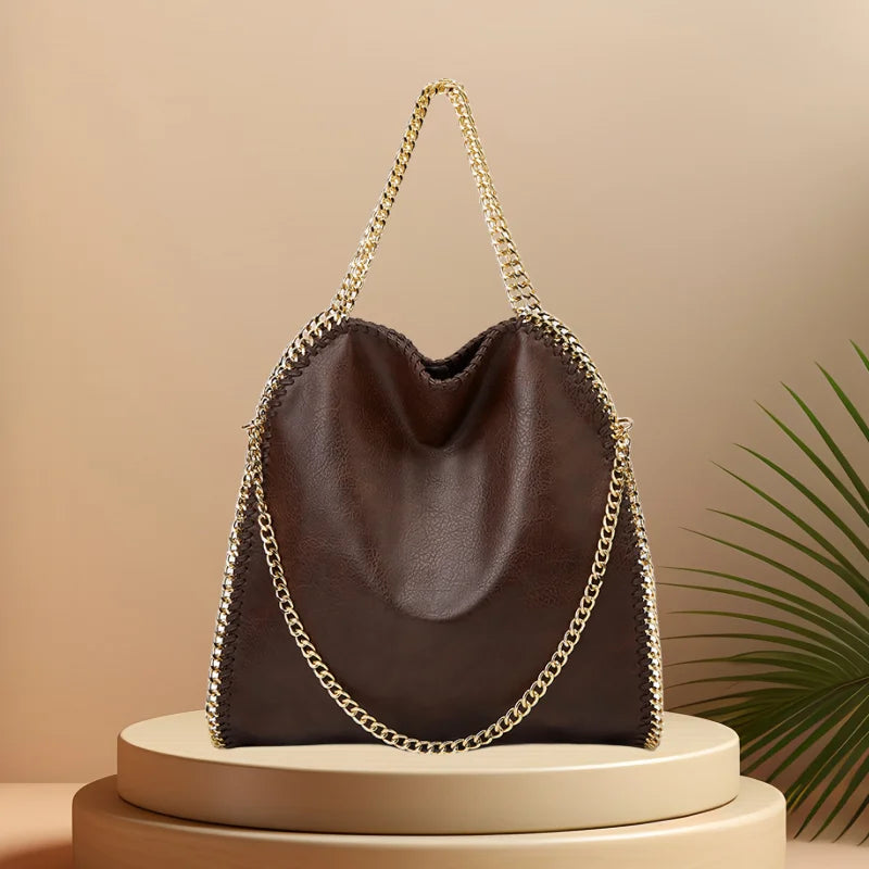 CFUN YA Fashion Trend Women Shoulder Bag PU Leather Female Shoulder Cross Bag Chain Lady Handbag Messenger Pack Totes Purse New