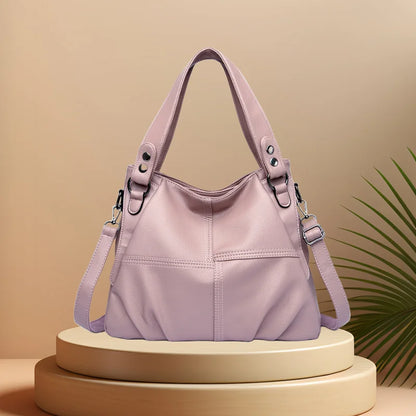 CFUN YA Fashion Trend Women's Shoulder Bag PU Leather Female Crossbody Bag Travel Handbag Mummy Messenger Bag Tote Shopping Bag
