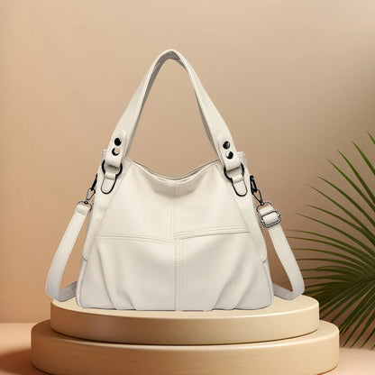 CFUN YA Fashion Trend Women's Shoulder Bag PU Leather Female Crossbody Bag Travel Handbag Mummy Messenger Bag Tote Shopping Bag