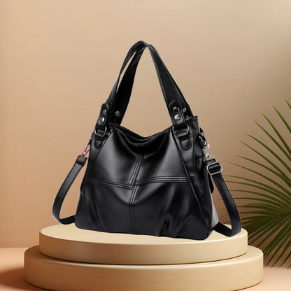 CFUN YA Fashion Trend Women's Shoulder Bag PU Leather Female Crossbody Bag Travel Handbag Mummy Messenger Bag Tote Shopping Bag