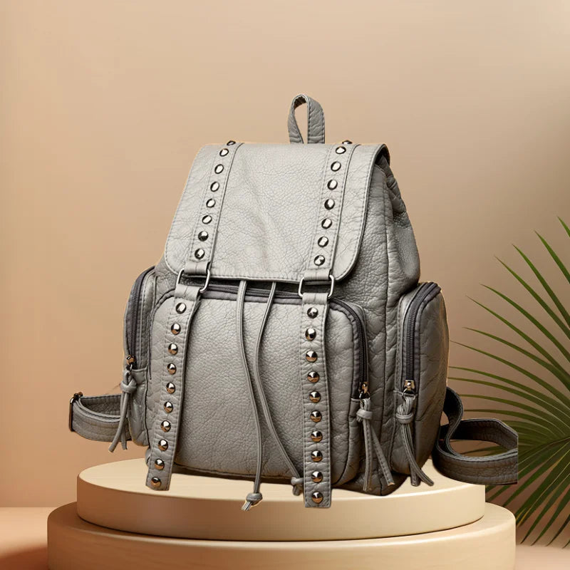 CFUN YA Fashion Women Backpack Real Leather Large Capacity Female Bagpack Travel Shoulder Bags Mummy Knapsack Mochilas Handbags