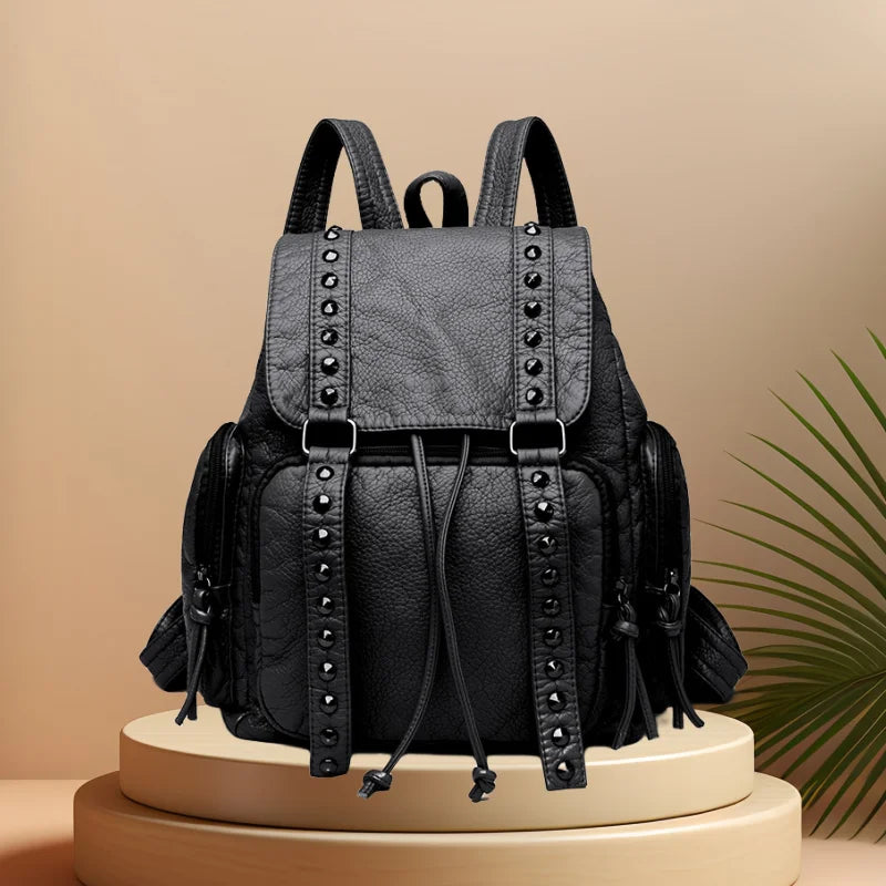 CFUN YA Fashion Women Backpack Real Leather Large Capacity Female Bagpack Travel Shoulder Bags Mummy Knapsack Mochilas Handbags