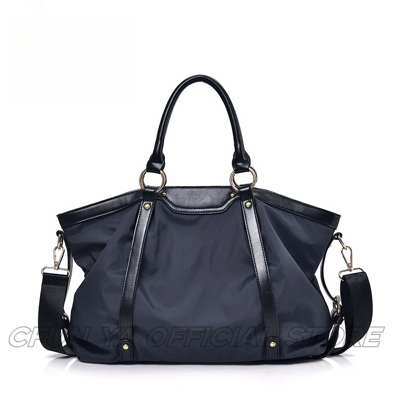 CFUN YA Fashion Women Bag Totes Oxford Waterproof Travel Handbag Large Female Shoulder Crossbody Travel Bag Sport Fitness Bag