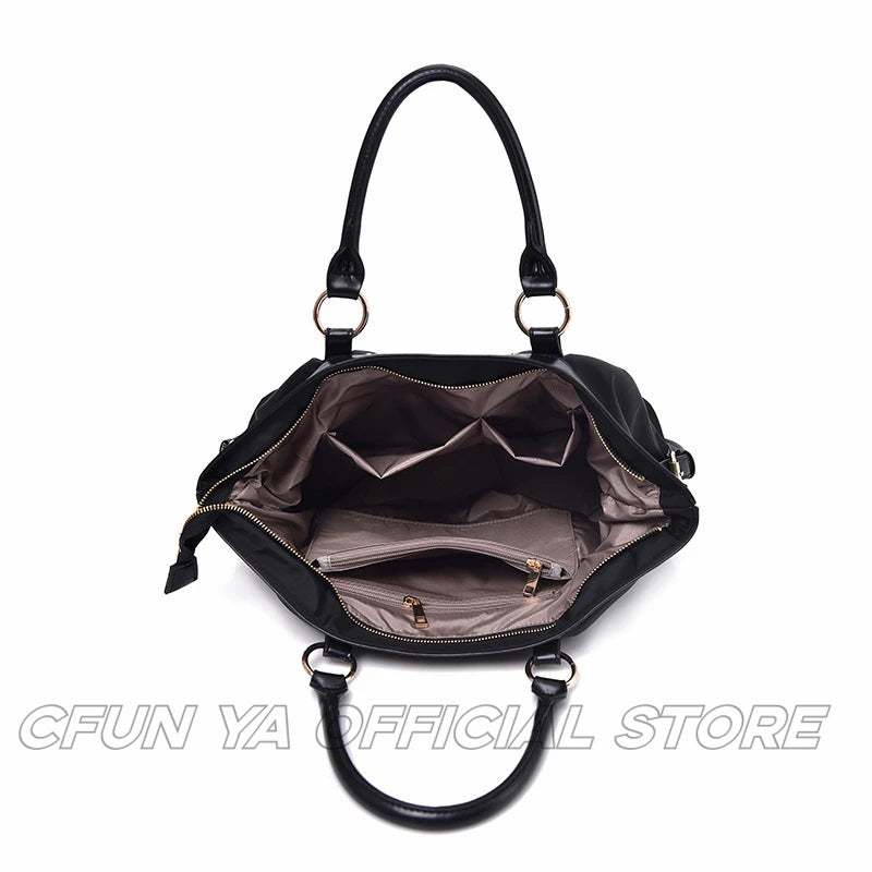 CFUN YA Fashion Women Bag Totes Oxford Waterproof Travel Handbag Large Female Shoulder Crossbody Travel Bag Sport Fitness Bag