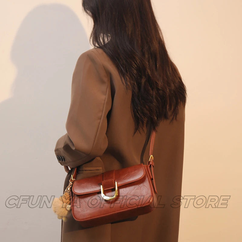 CFUN YA Fashion Women's Shoulder Bag PU Leather Female Crossbody Handbag Messeneger Pack Bolsas Femininas Frete Gratis Promoção