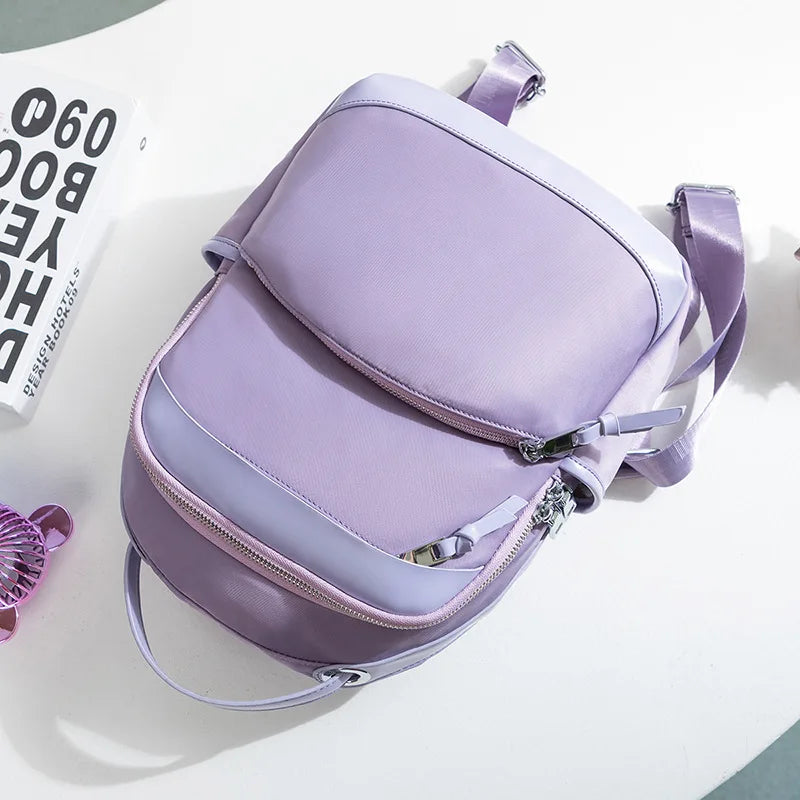 CFUN YA High Quality Woman Backpack Oxford Waterproof Travel Bagpack  Girls Students Schoolbag Summer Boho Female Back Bag Black