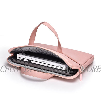 CFUN YA Laptop Sleeve Bag For Women Men Notebook Handbag Computer Bags 14 15.6 inch Laptops Case Unisex Messenger Crossbody Bags
