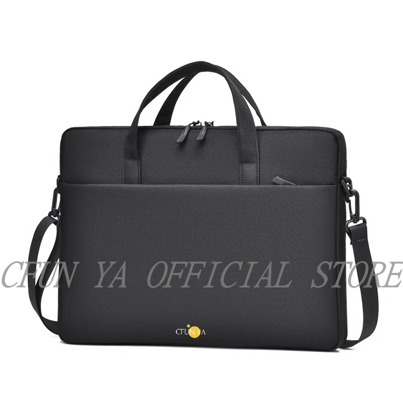CFUN YA Laptop Sleeve Bag For Women Men Notebook Handbag Computer Bags 14 15.6 inch Laptops Case Unisex Messenger Crossbody Bags