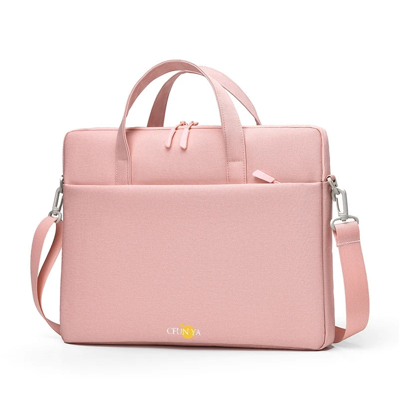 CFUN YA Laptop Sleeve Bag For Women Men Notebook Handbag Computer Bags 14 15.6 inch Laptops Case Unisex Messenger Crossbody Bags