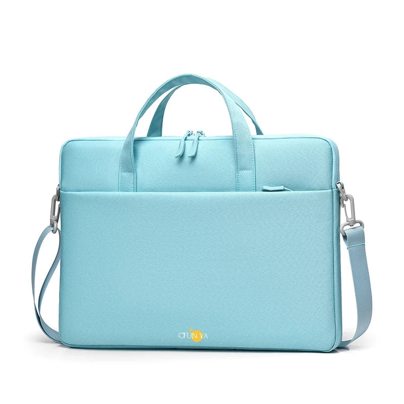 CFUN YA Laptop Sleeve Bag For Women Men Notebook Handbag Computer Bags 14 15.6 inch Laptops Case Unisex Messenger Crossbody Bags