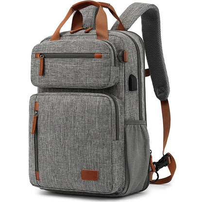 CFUN YA Large Computer Backpacks Expandable Men Notebook Bags USB Male Laptop Bag Bagpack Waterproof Business Travel BackPack