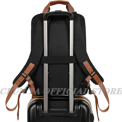 CFUN YA Large Computer Backpacks Expandable Men Notebook Bags USB Male Laptop Bag Bagpack Waterproof Business Travel BackPack