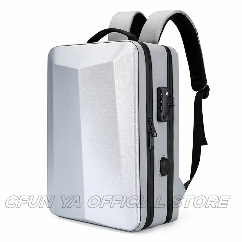 CFUN YA Luxury 2023 Hard Shell Backpack Men Women 15.6/17.3 Laptop Backpacks Business Rucksack Unisex Bagpack рюкзак Mochilas
