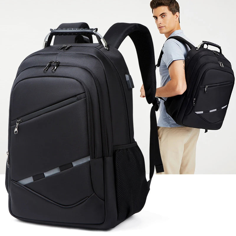 CFUN YA Luxury 2023 Men's Business Backpack Multi-functional USB Laptop Backpack Large 17 Inch Computer Bag Travel Back Pack