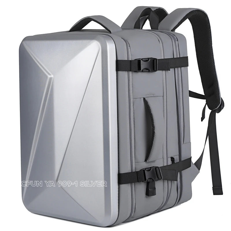 CFUN YA Luxury 2023 Scalable Large 17.3 Inch Laptop Backpack Women Men Business Back Bag Hard Shell College Bagpack USB Backpack