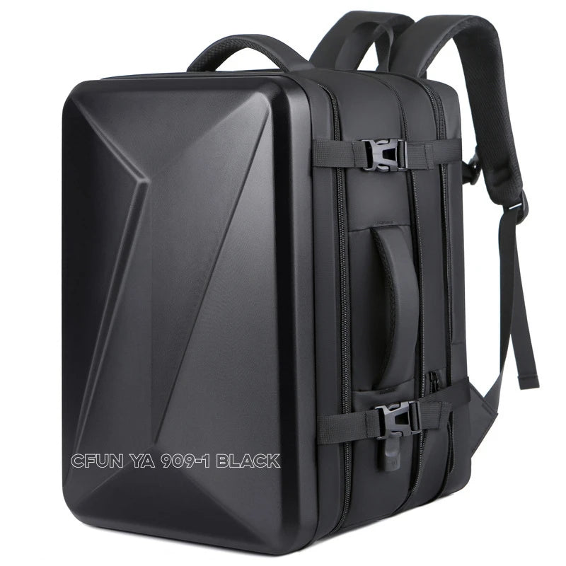 CFUN YA Luxury 2023 Scalable Large 17.3 Inch Laptop Backpack Women Men Business Back Bag Hard Shell College Bagpack USB Backpack