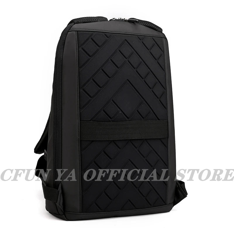 CFUN YA Luxury 2023 Slim Business Backpack For Men Lightweight 15.6 Laptop Backpacks Waterproof Male Schoolbag Causal Rucksack