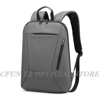 CFUN YA Luxury 2023 Slim Business Backpack For Men Lightweight 15.6 Laptop Backpacks Waterproof Male Schoolbag Causal Rucksack