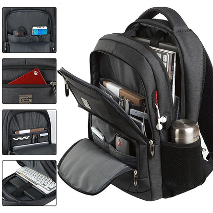 CFUN YA Luxury Backpacks Men Laptop Bagpack Multifunctional USB WaterProof Big Capacity Daily Work Business Back Pack Rucksack