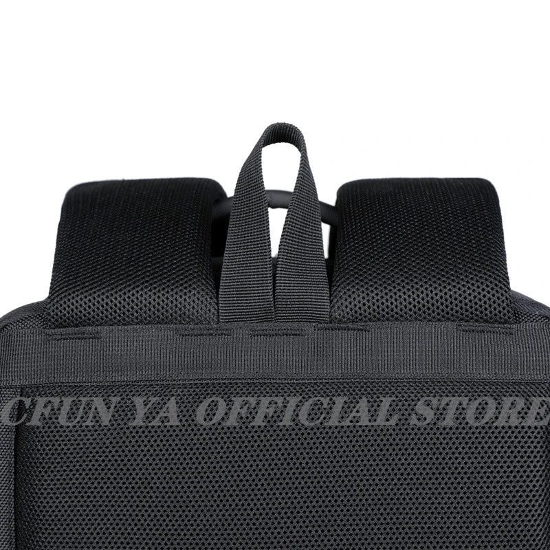 CFUN YA Luxury Black Scalable Travel Backpack For Men USB Business Laptop Backpacks Male Anti-Theft Bag Pack Teen Schoolbag New
