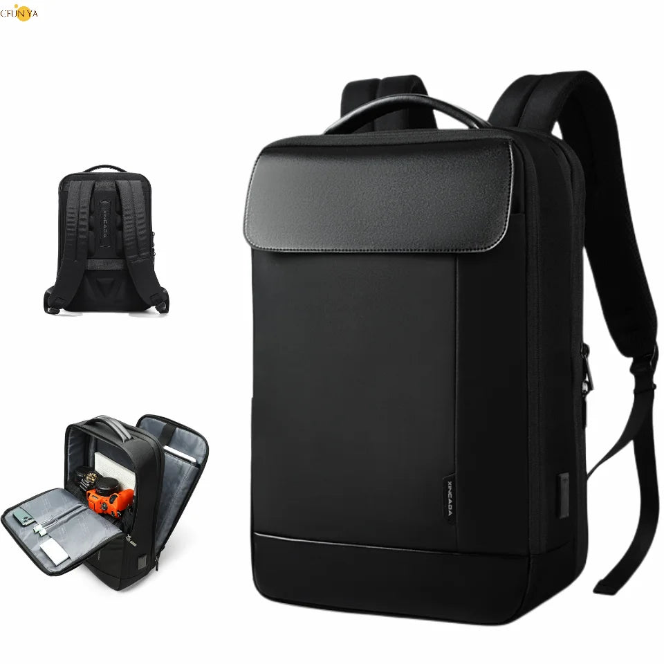 CFUN YA Luxury Brand Travel Backpack Men USB Extended Business Backpacking 17 Notebook Knapsack Male Shoulder Bag Mochila Hombre