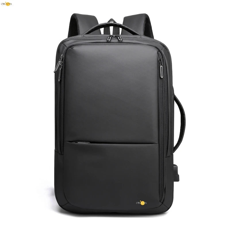CFUN YA Luxury Business Backpack 15.6 Laptop Backpacks Large Capacity Travel Bagpack USB Charge Schoolbag For Students Men Bag