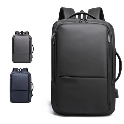 CFUN YA Luxury Business Backpack 15.6 Laptop Backpacks Large Capacity Travel Bagpack USB Charge Schoolbag For Students Men Bag