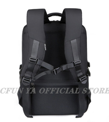 CFUN YA Luxury Business Backpack Bag For 15inch Laptop Large Capacity College Schoolbag Oxford Anti-Theft Bagpack Men Handbags