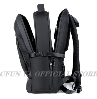 CFUN YA Luxury Business Backpack Bag For 15inch Laptop Large Capacity College Schoolbag Oxford Anti-Theft Bagpack Men Handbags